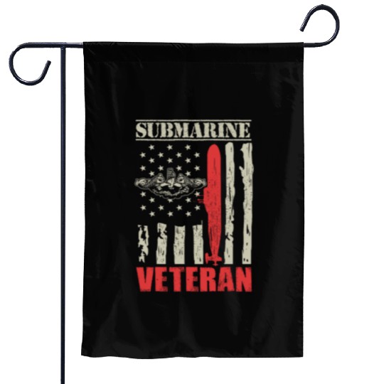 US Military Submarine Gift For A Veteran Garden Flags