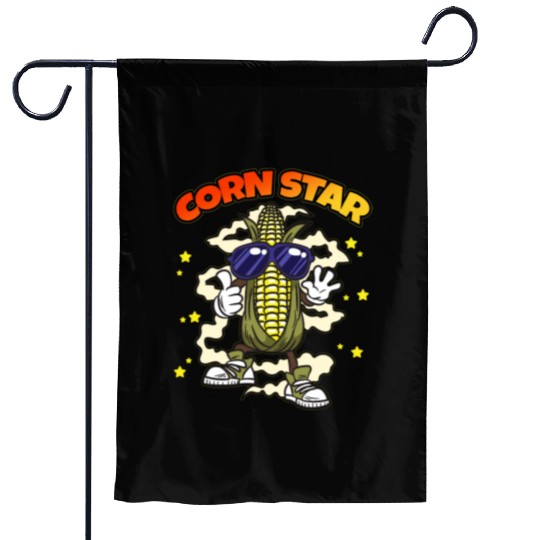 Corn Star Garden Flags