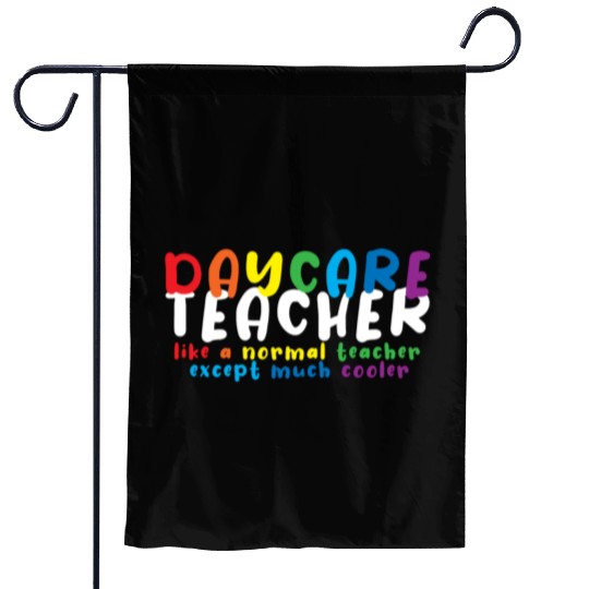 Daycare Teacher Daycare Provider Childcare Garden Flags