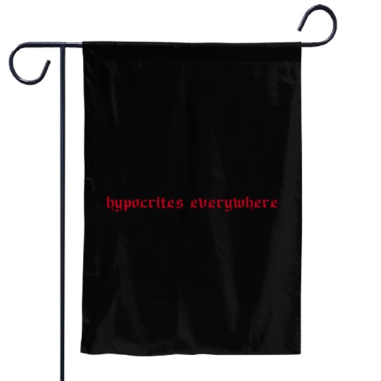 Hypocrites Aesthetic Clothing Soft Grunge Minimal Garden Flags