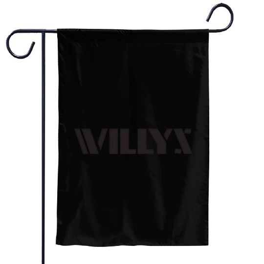 Willys Jeep Logo Garden Flags