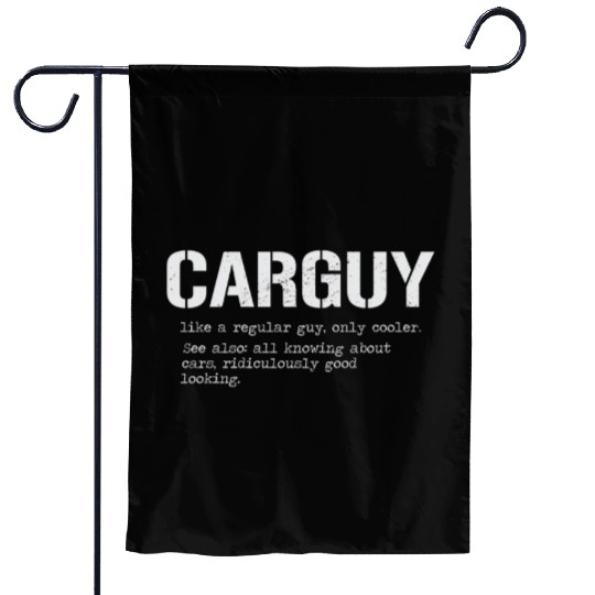 Car Guy Garden Flags