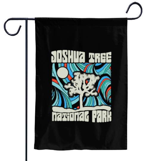 Joshua Tree National Park Retro Psychedelic 60S Ho Garden Flags