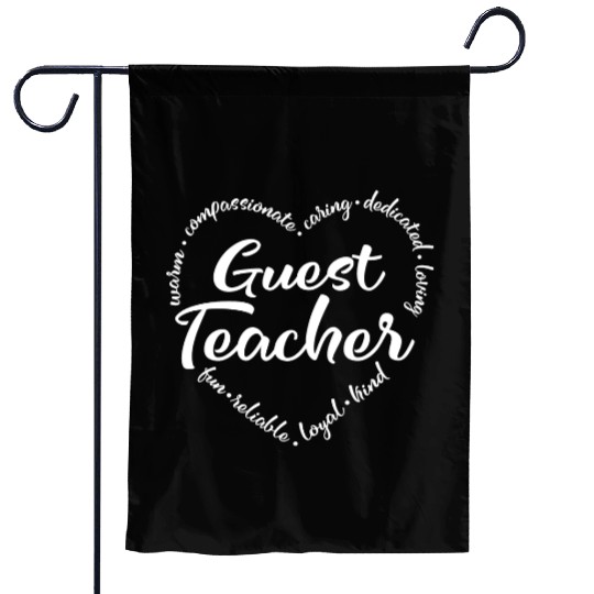 Guest teacher, Substitute teacher Garden Flags