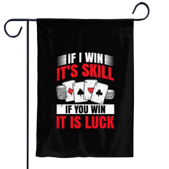 Poker Blackjack Cards Royal Flush Gambling Casino Garden Flags