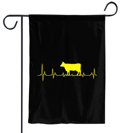 Agriculture Gift Cow Cattle Breeding ECG Garden Flags