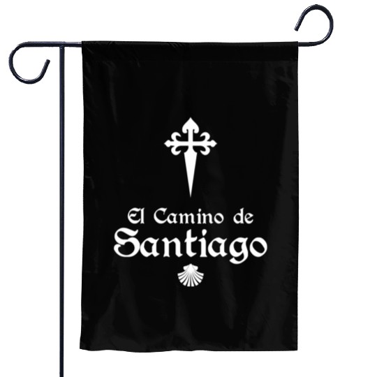 El Camino De Santiago Saint James Cross Scallo Garden Flags