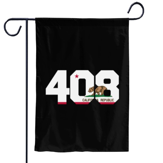 Area Code 408 San Jose California Garden Flags