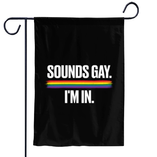 Gay Couple Homosexual LGBTQ Queer Pride Garden Flags