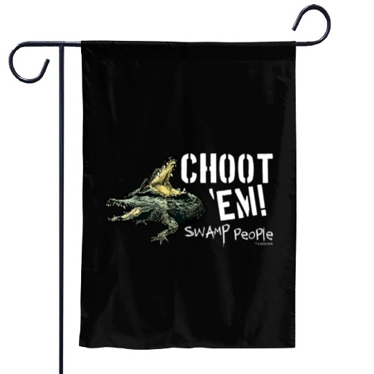 Swamp People Choot Em birthday christmas gift Garden Flags