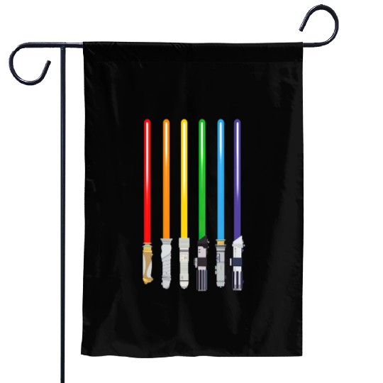 LGBT Flag Light Swords Gay Pride Sword Gift T Garden Flags