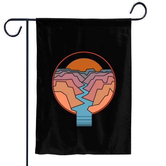 Travel hiking adventure camping gift Garden Flags