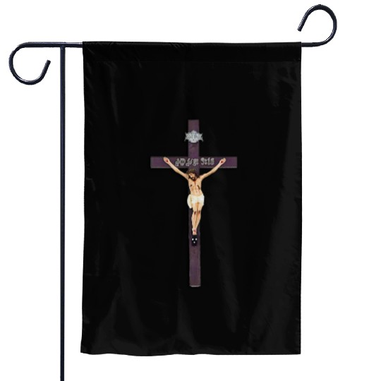 Jesus Christ on the Cross John Heal By His Wounds Garden Flags