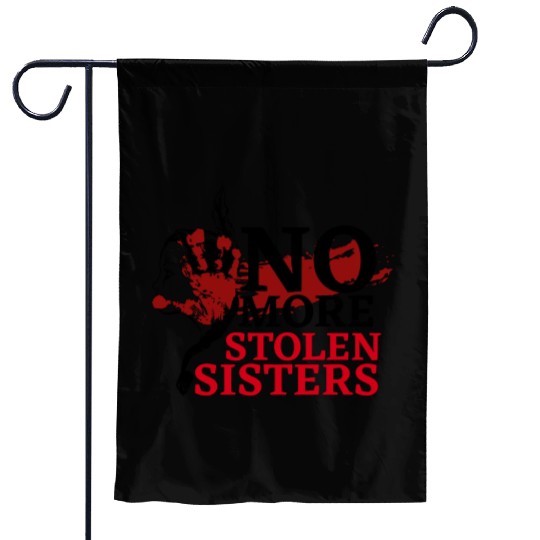 No MS Sisters/MMIW Girl Native American Garden Flags