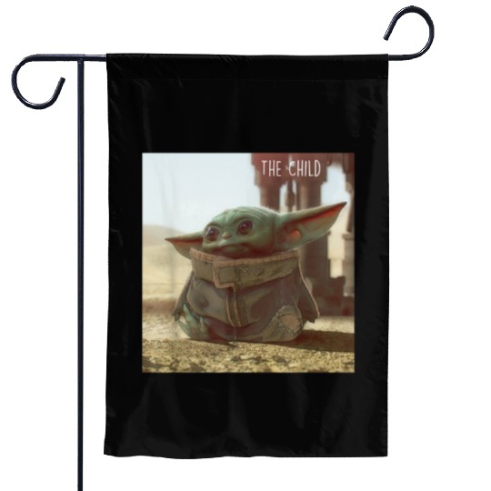 Star Wars The Mandalorian The Child Cute Scene Garden Flags
