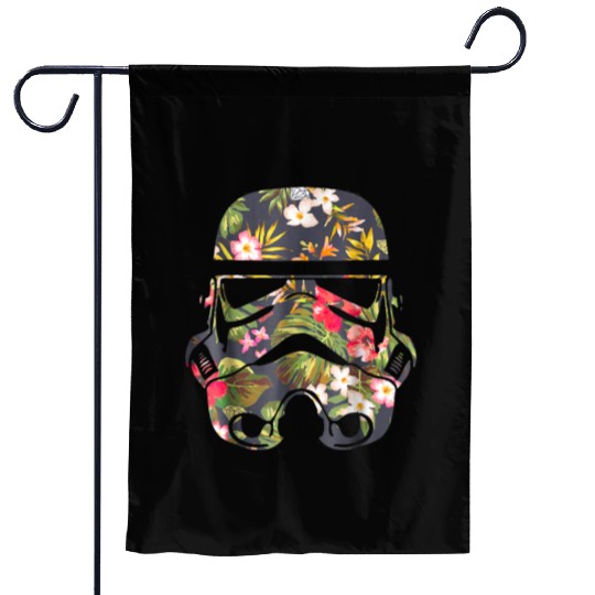 Star Wars Tropical Stormtrooper Floral Garden Flags