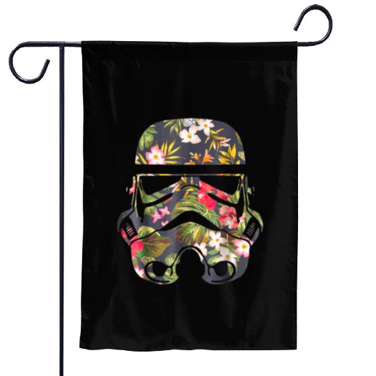 Star Wars Tropical Stormtrooper Floral Garden Flags