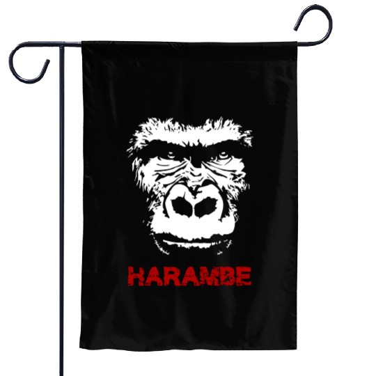 Harambe Garden Flags