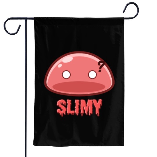 Cute Red Dungeon Slime Monster Weird Anime Garden Flags