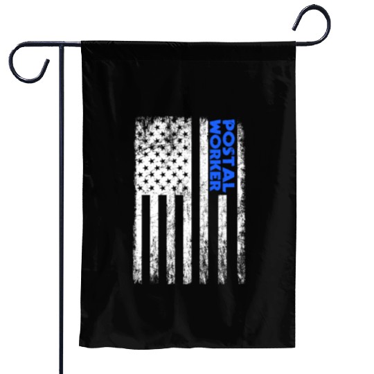 Postal Worker USA Garden Flags