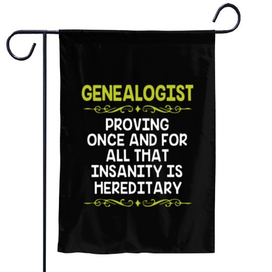Family History Ancestry Genealogy Genealogist Garden Flags