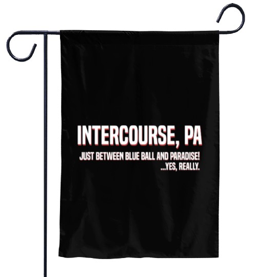 Intercourse Just Between Blue Ball And Paradise Garden Flags