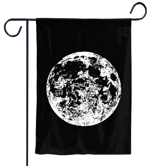 Full Moon Garden Flags