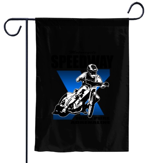 Motorcycle Speedway Racing Garden Flags