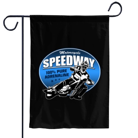 Motorcycle Speedway Racing Garden Flags