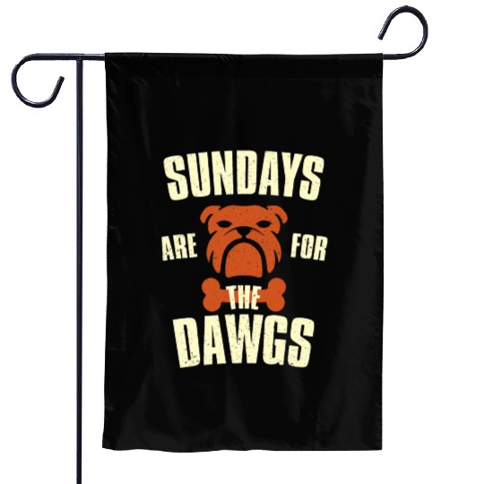 Sundays are for the dogs Cleveland Ohio Garden Flags