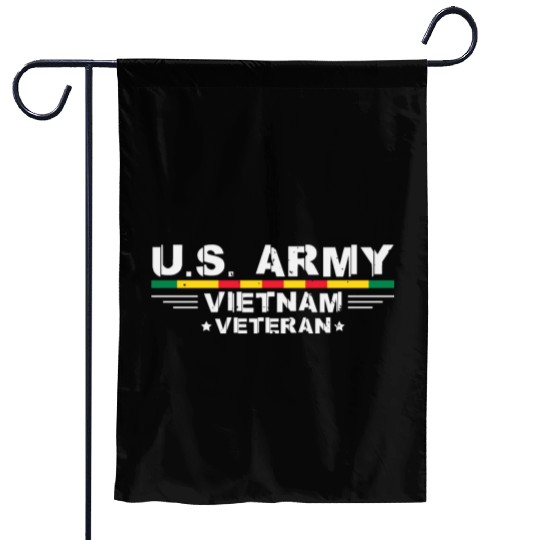 US Army Vietnam Veteran Soldier Garden Flags
