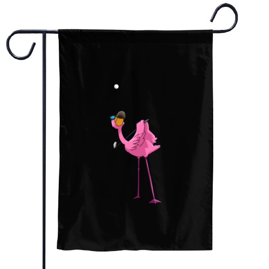Flamingo Golf Golfing Garden Flags