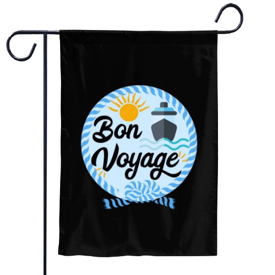 Bon Voyage Garden Flags