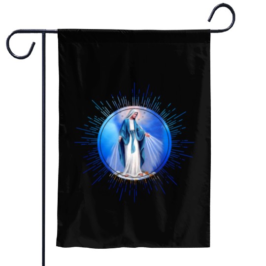 Virgin mary madonna maria ave maria catholic bibel Garden Flags