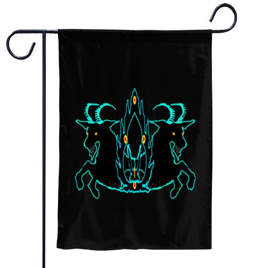 black goat Garden Flags