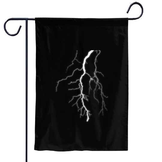 Thunder Storm Design Lightning Bolt Garden Flags