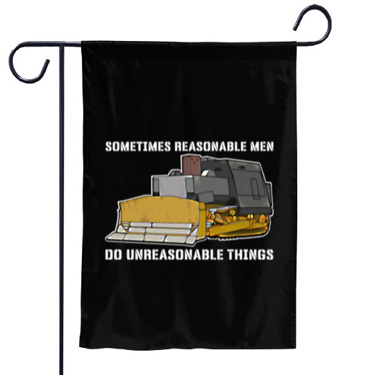 Killdozer Garden Flags