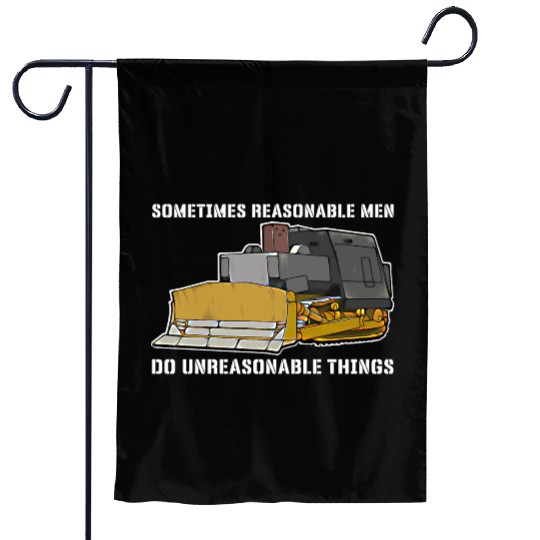 Killdozer Garden Flags