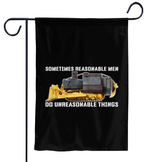 Killdozer Garden Flags