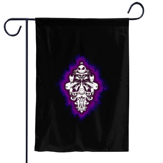Jack Skellington Haunted Mansion Wallpaper Garden Flags