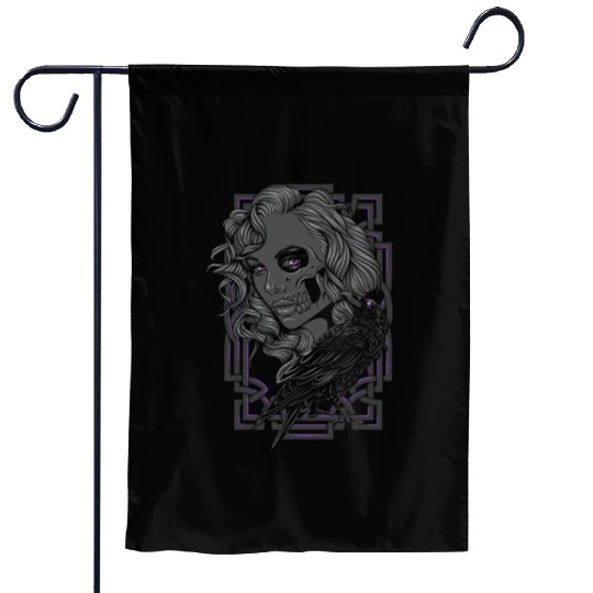 Viking Hel Goddess Of Death Norse Mythology Garden Flags
