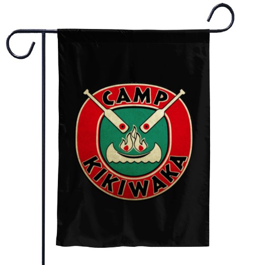 Vintage Camp Kikiwaka Logo Garden Flags