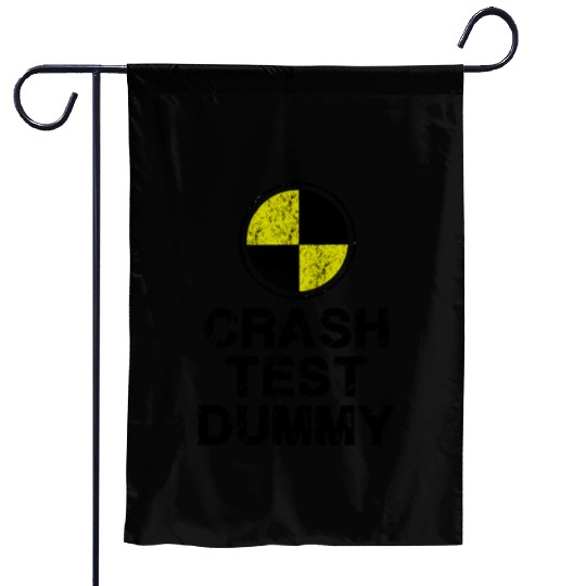 Crash Test - Dummy Garden Flags