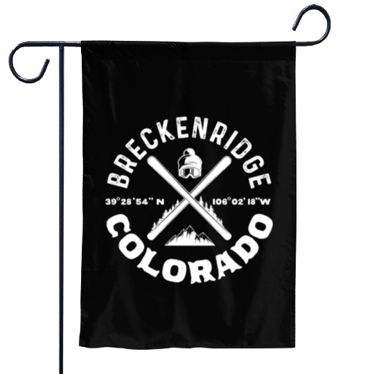 Breckenridge Colorado, Skiing Garden Flags