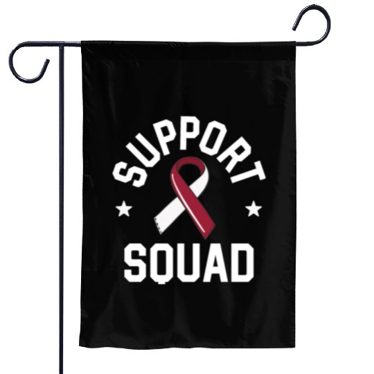 Oral Cancer Support Squad Head And Neck Cancer Garden Flags