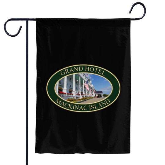 Grand Hotel on Mackinac Island, Michigan Garden Flags