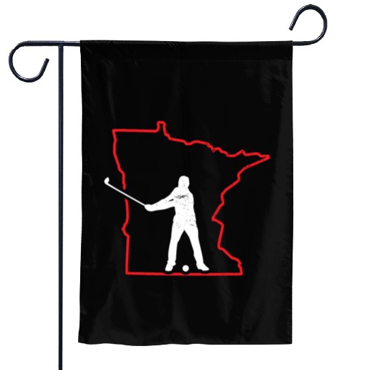 Unique Minnesota Golf Garden Flags, Minnesota Golfer Shir