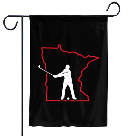 Unique Minnesota Golf Garden Flags, Minnesota Golfer Shir