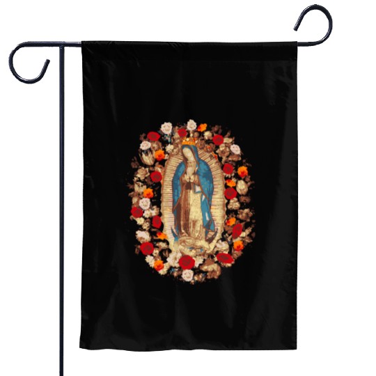 Our Lady Of Guadalupe Virgin Mary Catholic Garden Flags