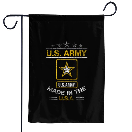US Army Veteran Army Dad Military Veterans Day Garden Flags